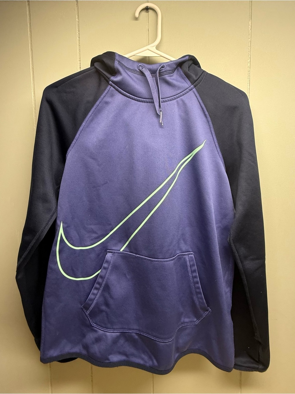 Purple, Navy, and Green Women’s S Nike Thermafit Hoodie